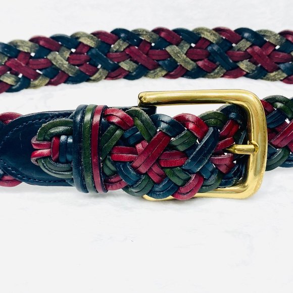 Vintage Lands' End Braided Belt - Size 26 - Picture 3 of 8